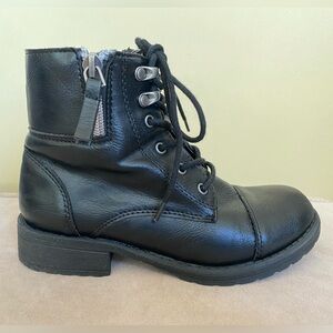 Steve Madden Taysley Convertible Combat Boots w/ Sweater Knit Girls Size 1